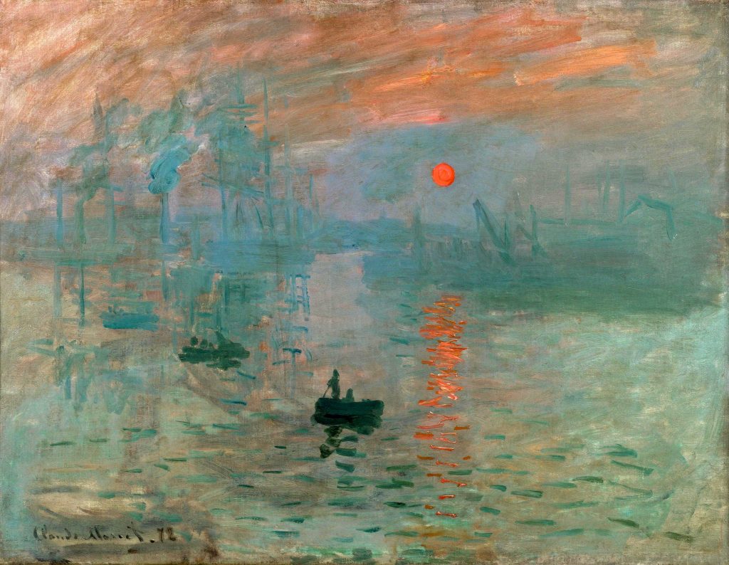 C. Monet, Impression Soleil Levant, 1872